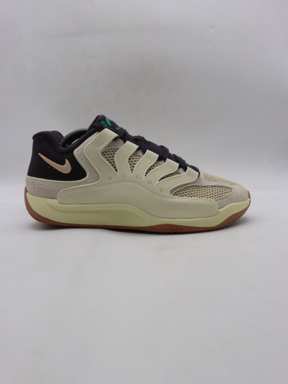 Nike KD 18 LE Men’s Size 10.5 Sanddrift Soft Pearl Navy Green Basketball Sneaker